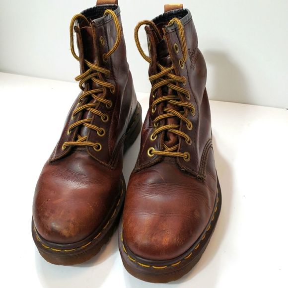 Dr. Martens Shoes - Dr Doc Martens Vintage 80s-90s 1460 AW004 Women's Combat boots Made in England